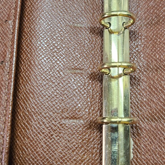 Authentic Louis Vuitton Monogram Canvas Agenda PM (Small Ring Planner) - Picture 9 of 11